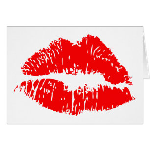 Red Lipstick Kiss Mark