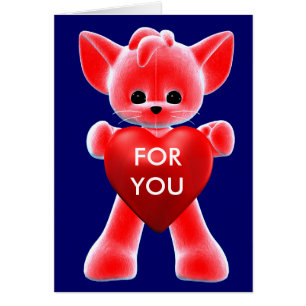 Red Little Fox mit Herz