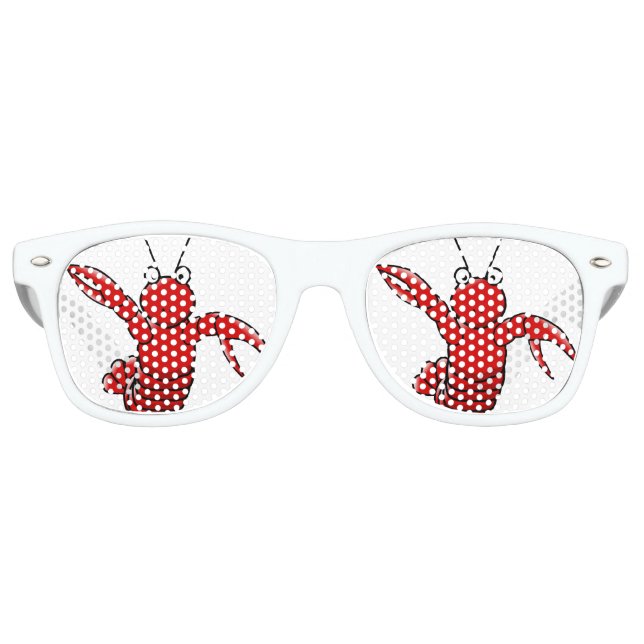 Red Lobster Adult Party Shades Partybrille (Vorderseite)