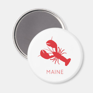 Red Lobster Coastal Beach Ocean Hauptspass Magnet