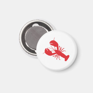 Red Lobster Coastal Beach Ocean Moderner Spaß Magnet