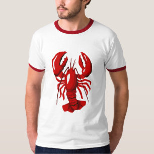 Red Lobster Mens Ringer T - Shirt