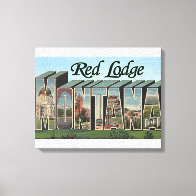 Red Lodge, Montana Leinwanddruck (Vorderseite)