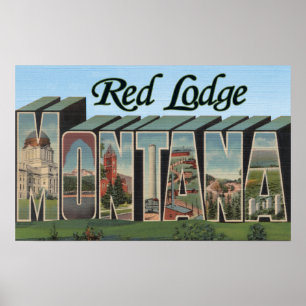 Red Lodge, Montana Poster