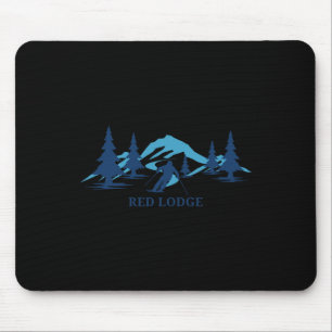 Red Lodge Montana Ski Resort Skifahren Mousepad