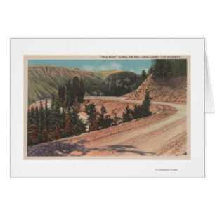 Red Lodge, MT - Blick auf die Mae West Curve