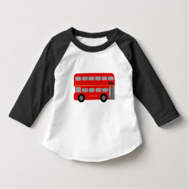 Red London Bus Baby T-shirt