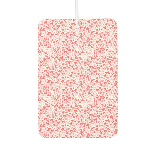 Red Love Hearts – Valentine Collection Autolufterfrischer (Vorderseite)