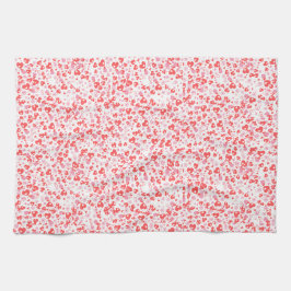 Red Love Hearts – Valentine Collection Geschirrtuch