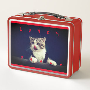 Red Lunch Box Metal Lunch Box