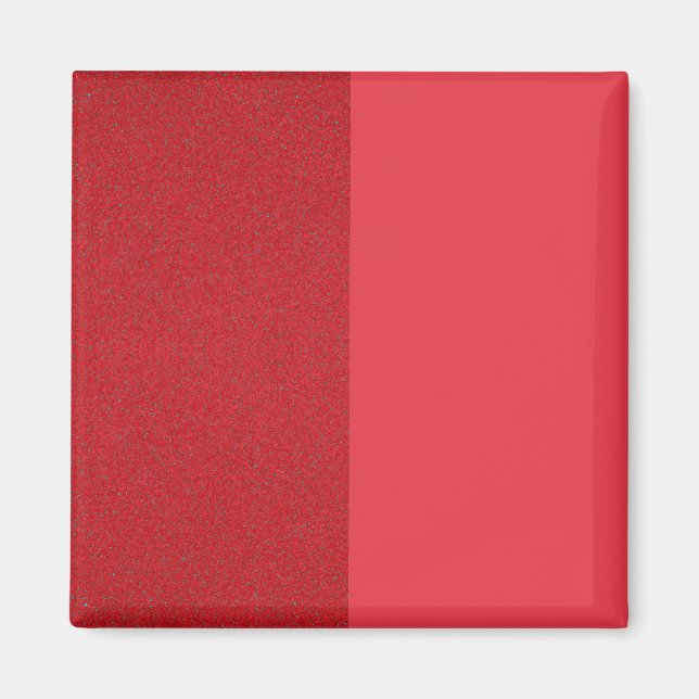 Red Magnet teilen - Texturierte und Matte-Design (Vorne)