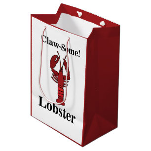 Red Maine Hummer Seafood Summer Beach Mittlere Geschenktüte