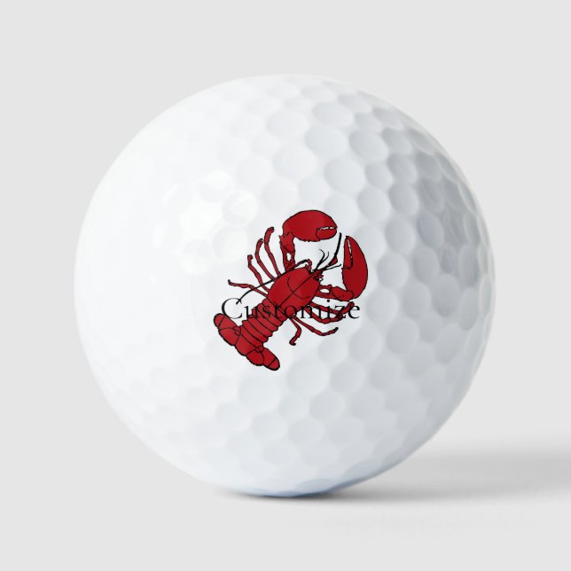 Red Maine Hummer Thunder_Cove Golfball (Vorderseite)