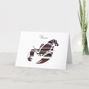 Red Maine Lobsters Thunder_Cove  Dankeskarte