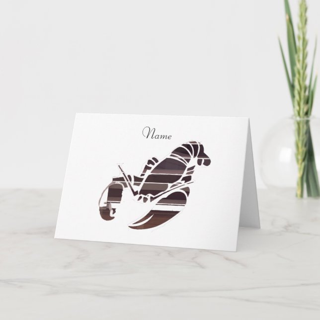 Red Maine Lobsters Thunder_Cove Dankeskarte (Vorderseite)