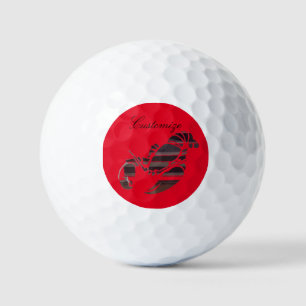 Red Maine Lobsters Thunder_Cove Golfball