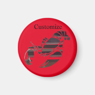 Red Maine Lobsters Thunder_Cove Magnet