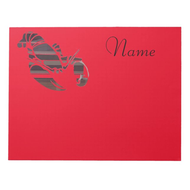 Red Maine Lobsters Thunder_Cove Notizblock (Vorderseite)