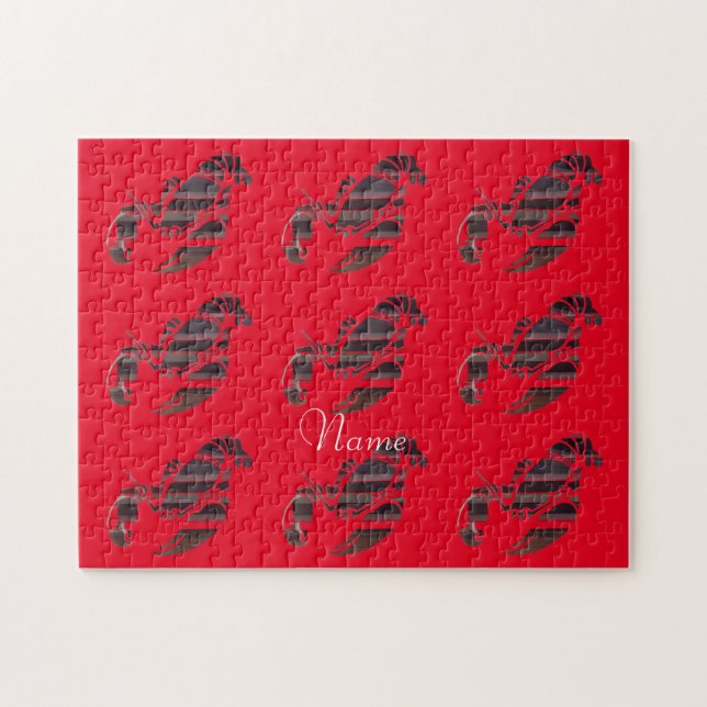 Red Maine Lobsters Thunder_Cove Puzzle (Horizontal)