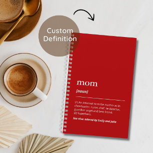 Red Mama Definition lustige Kindernamen Notizbuch
