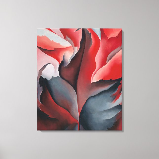 Red Maple am George Lake | Georgia O'Keeffe | Leinwanddruck (Vorderseite)