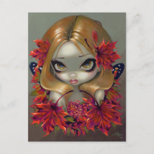 "Red Maple Fairy" Postkarte