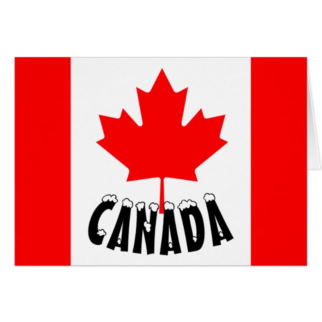 Red Maple Leaf Canada Flag (Vorderseite (Horizontal))