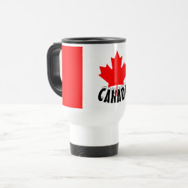 Red Maple Leaf Canada Flag Reisebecher