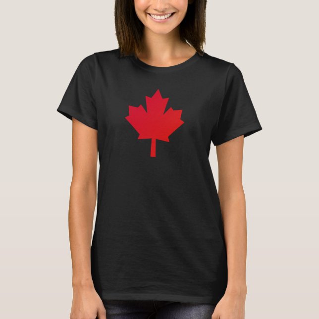 Red Maple Leaf Kanada T-Shirt (Vorderseite)