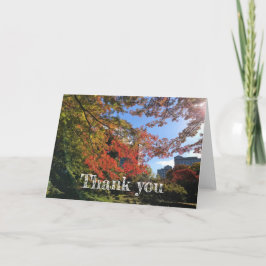 Red Maples im japanischen Garten Karte