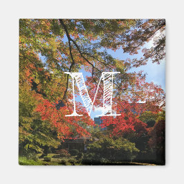 Red Maples im japanischen Garten Magnet