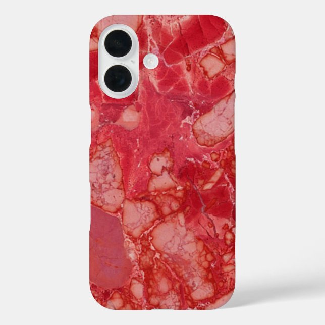 Red Marble Case-Mate iPhone Hülle (Rückseite)