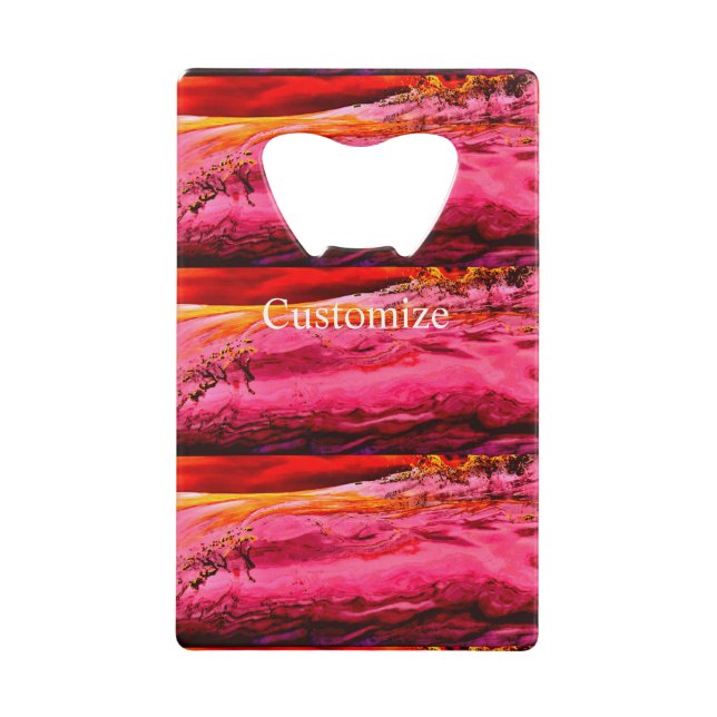 Red Maui Waves Thunder_Cove Geldbeutel Flaschenöffner (Vorderseite)