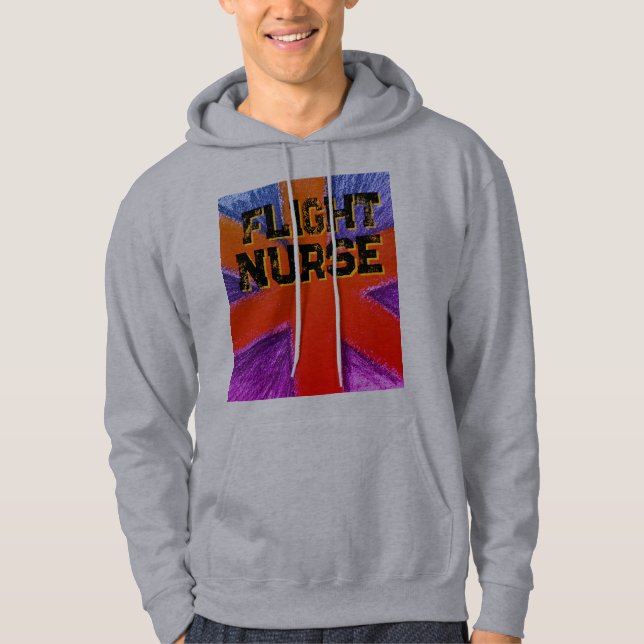 Red Men Flight Nurse Hoodie (Vorderseite)
