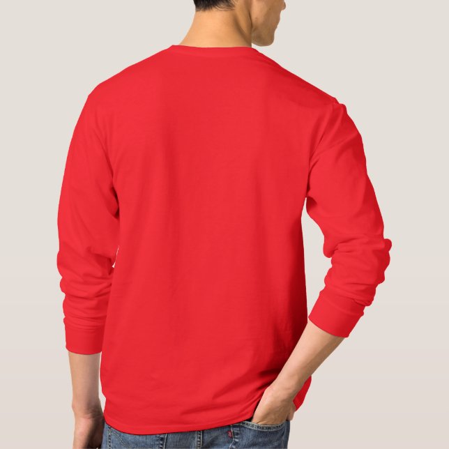 Red Men Long Sleeve Shirt (Rückseite)
