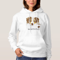 Red Merle Australian Shepherd Rock!! Hoodie