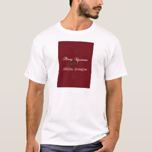 Red Merry Christmas Holiday Sunshine Wishes.png T-Shirt