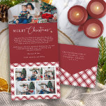 Red Merry Christmas Trifold Card All In One Einladung<br><div class="desc">Mit unserer Red Merry Christmas Trifold Card in atemberaubender Aquarellfarbe mit kariertem Büffelmuster verwandeln Sie Ihre Urlaubssaison in eine stilvolle Red Merry Trifold Card. Diese Karte strahlt zeitlose Eleganz und festlichen Charme aus und bietet viel Platz, um Ihre gepflegten Erinnerungen zu präsentieren. Erhöhen Sie Ihre Urlaubsstimmung mit einer raffinierten und...</div>