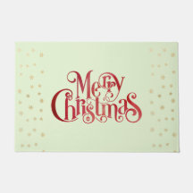 Red Merry Christmas Typografy Festive Schriftart