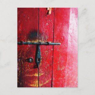 Red Mexican Door Postkarte