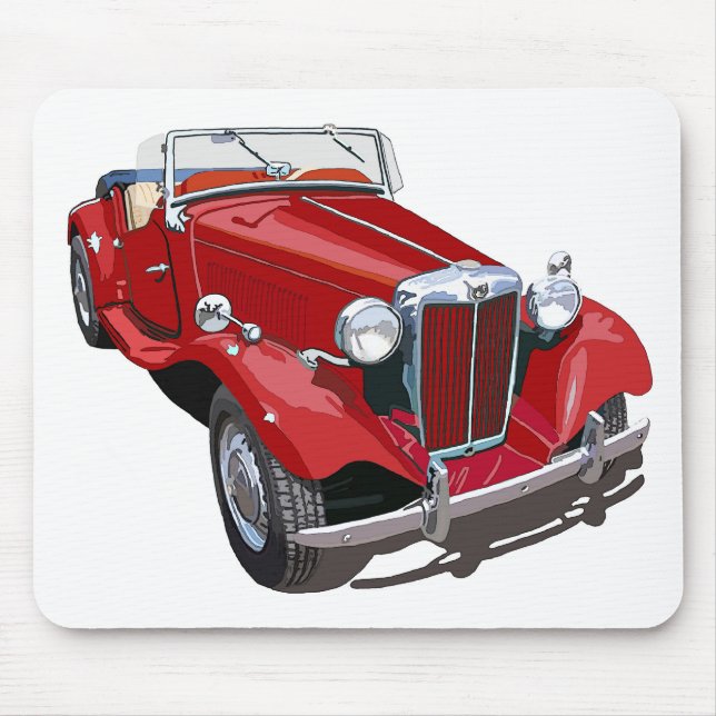 Red MG TD Mousepad (Vorne)