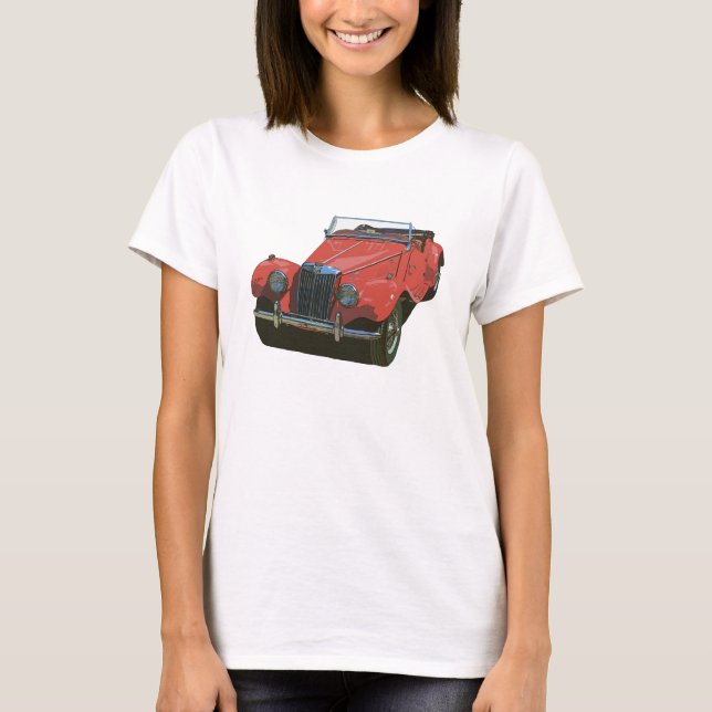 Red MG TF T-Shirt (Vorderseite)