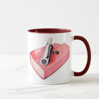 Red Mini Sketchbook Tasse