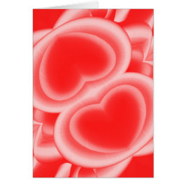 Red Mirrored Hearts
