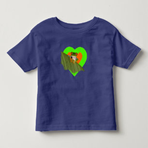 Red Mit Augen Gaudy Frog Kleinkind T - Shirt