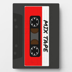 Red Mix Tape - 80er und 90er Retro Inspiriert Gesc Fotoplatte