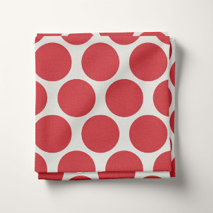 Red Mod Dots Stoff
