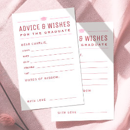 Red Modern Typografy Graduate Beratung & Wünsche