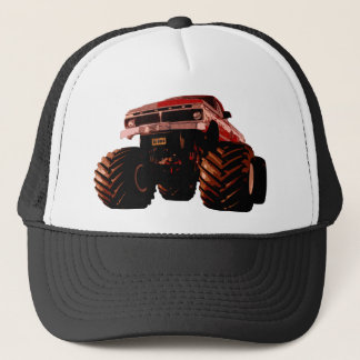 Red Monster Truck Truckerkappe