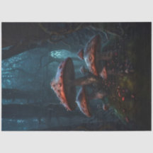 Red Moody Mushrooms - Ein dunkles Dreamscape-Dekou